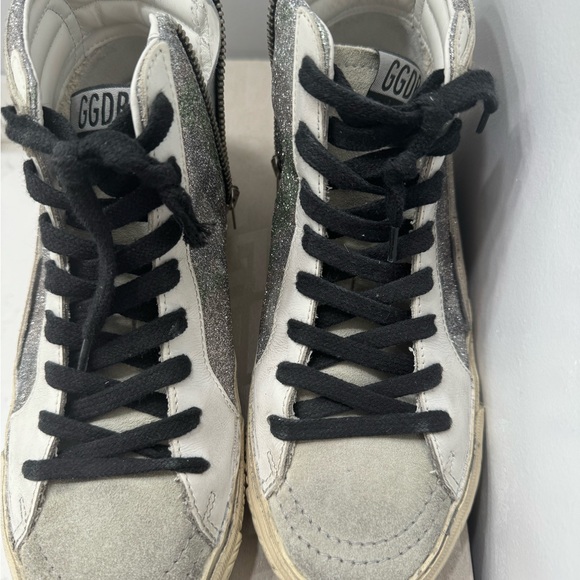Golden Goose glitter camouflage quarter zip sneakers - Picture 5 of 6